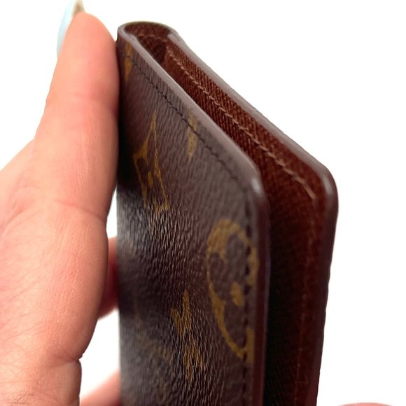 Auc Louis Vuitton Monogram ID /Pocket Organizer Business Card Credit Card wallet - Picture 11 of 13